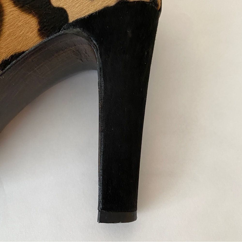 ⭐️2 x HOST PICK⭐️ Stuart Weitzman Leopard and Black Suede Platform Heels - Picture 5 of 10